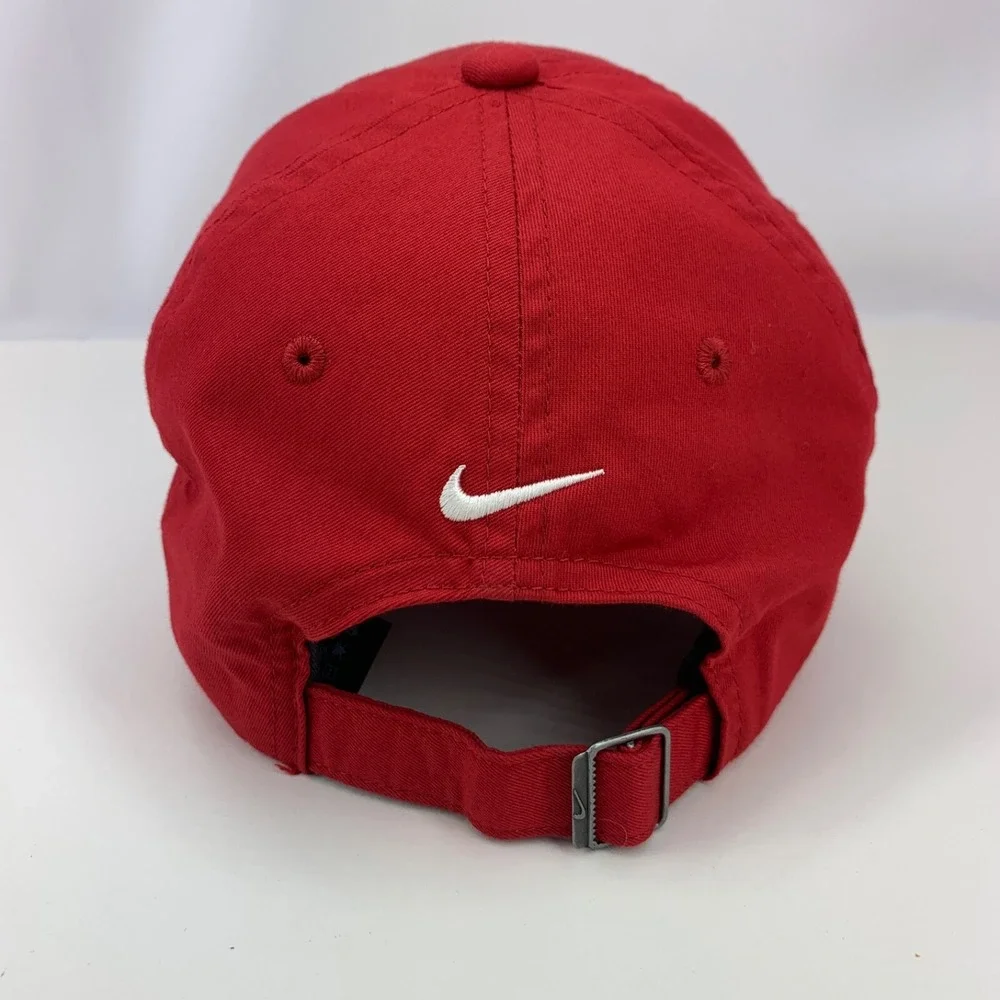 Reel Power Hat Nike Golf Wire US Flag Red White Blue Strapback OSFM Baseball Cap